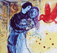 Les Amoureux aux Marguerites (The Lovers with Daisies) Digital | Marc Chagall,{{product.type}}