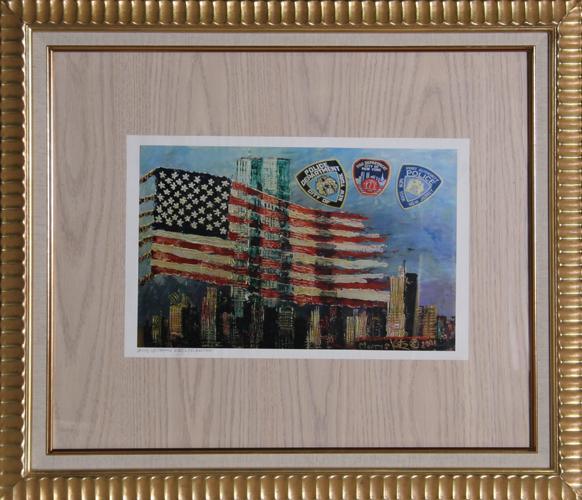 9-11 Lithograph | Morris Katz,{{product.type}}