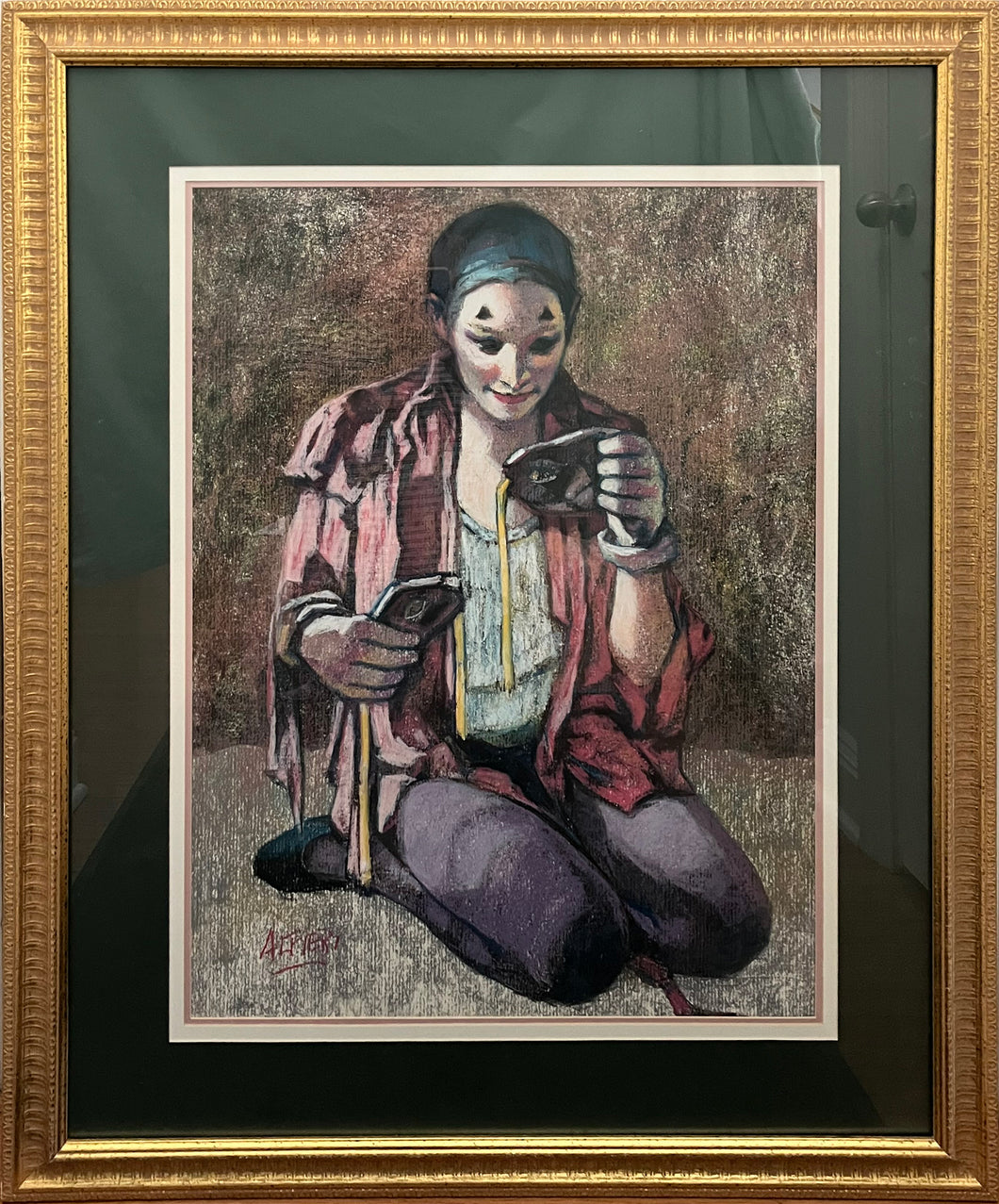 Harlequin with Masks