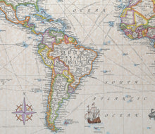 Antique Style World Map