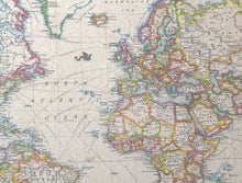 Antique Style World Map