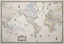 Antique Style World Map