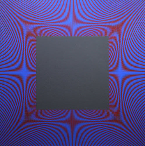 Red Edged Smokey Gray Square