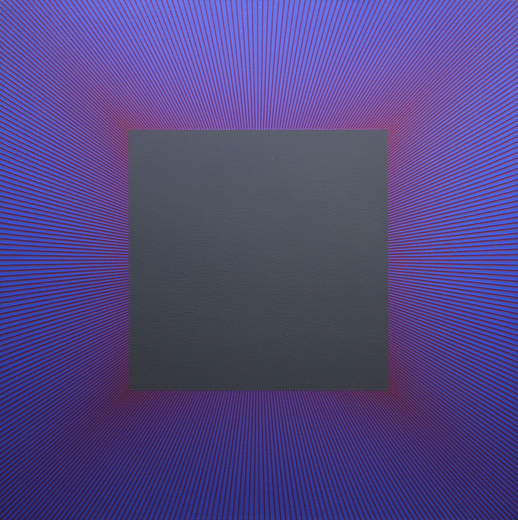 Red Edged Smokey Gray Square