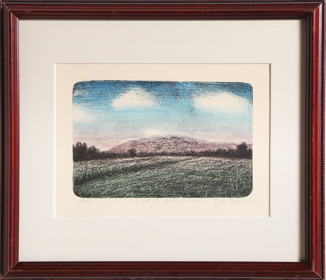 Night at Sandia Mountain