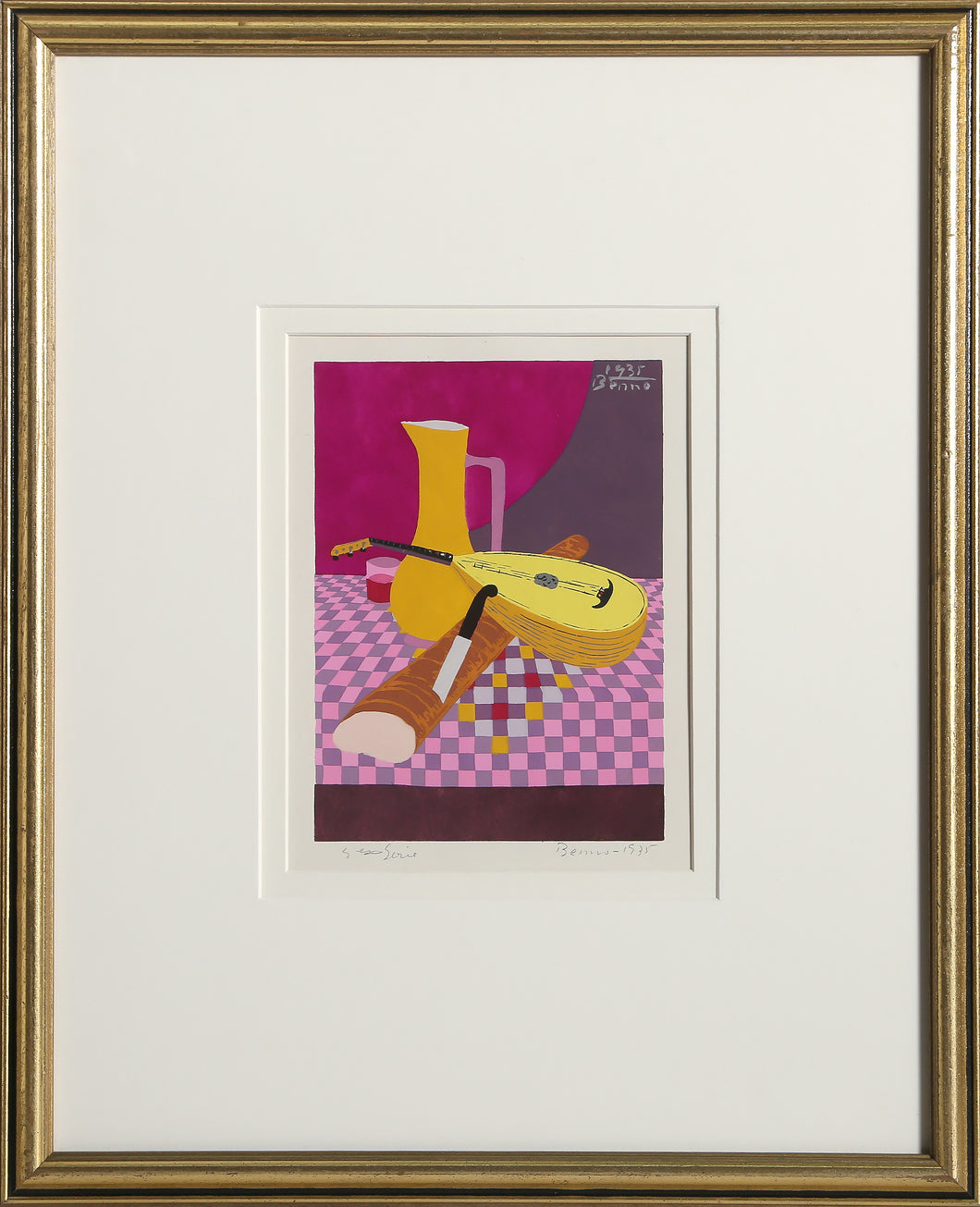 Still Life with Lute and Bread