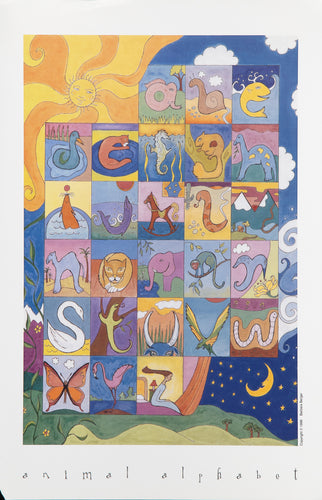 Animal Alphabet Poster