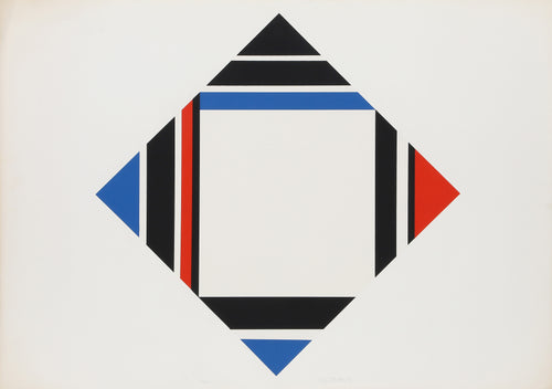 Blue and Red Diamond