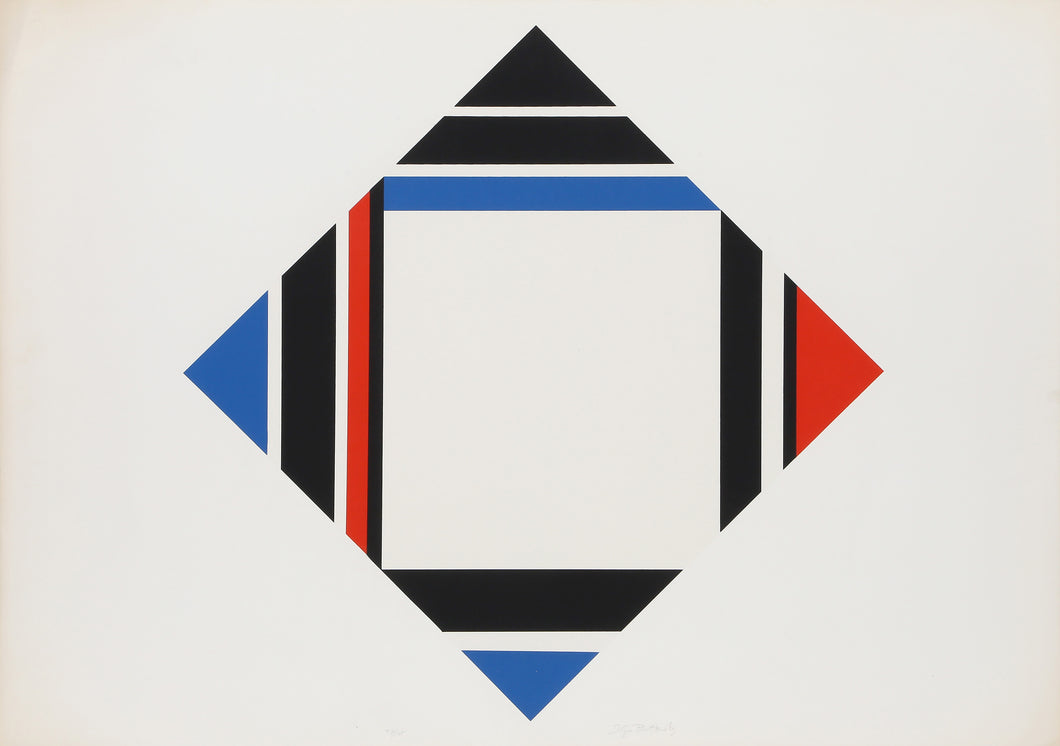 Blue and Red Diamond