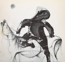 Boy Riding Invisible Horse