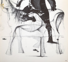 Boy Riding Invisible Horse