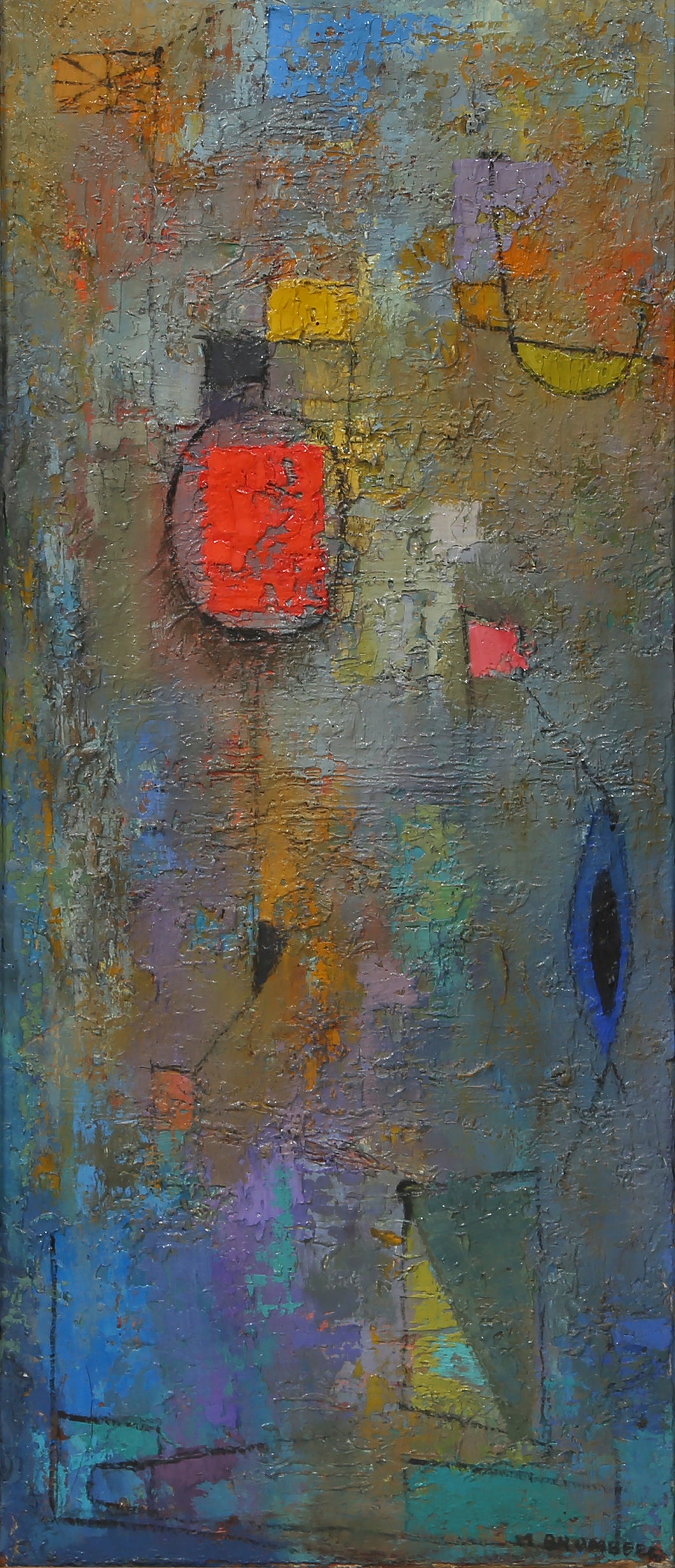 Minimalist Cubist Abstract