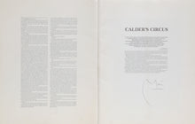 Calder's Circus