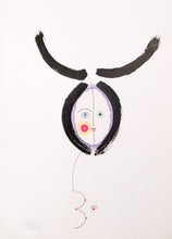 Nude with Black Hair