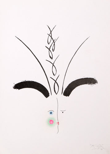 Portrait with Black Hat