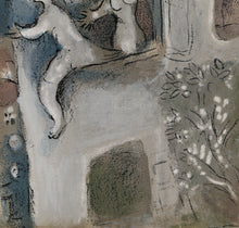 David saved by Michal from "Drawings for the Bible"
