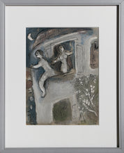 David saved by Michal from "Drawings for the Bible"