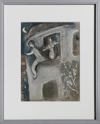 David saved by Michal from 