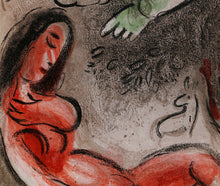 God rebukes Eve from "Drawings for the Bible"