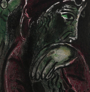 Job Disconsolate from "Drawings for the Bible"