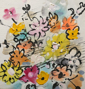 Vase with Flowers (Yellow and Pink) 1