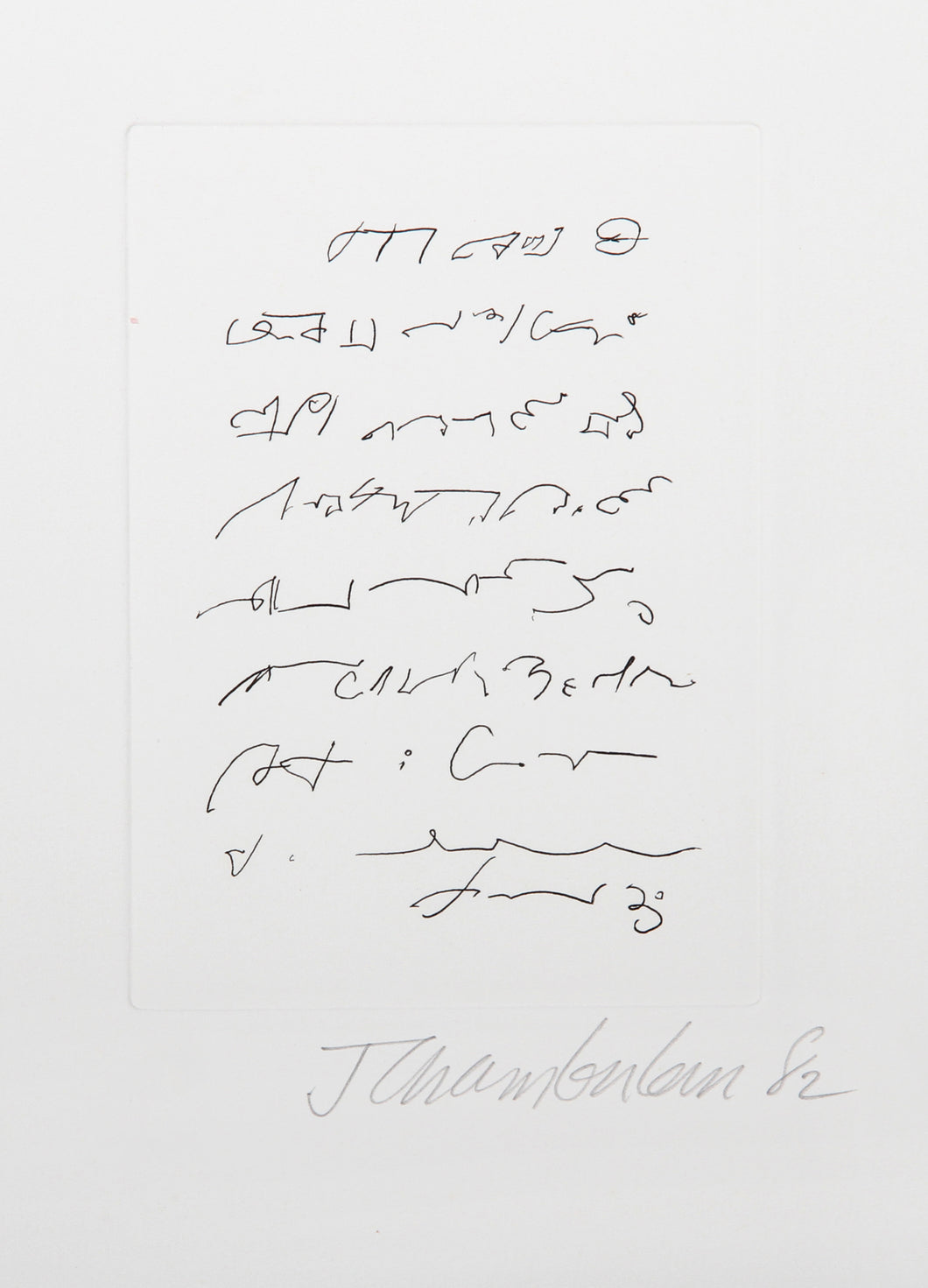 VI (Signatures) from the Ten Coconut Portfolio