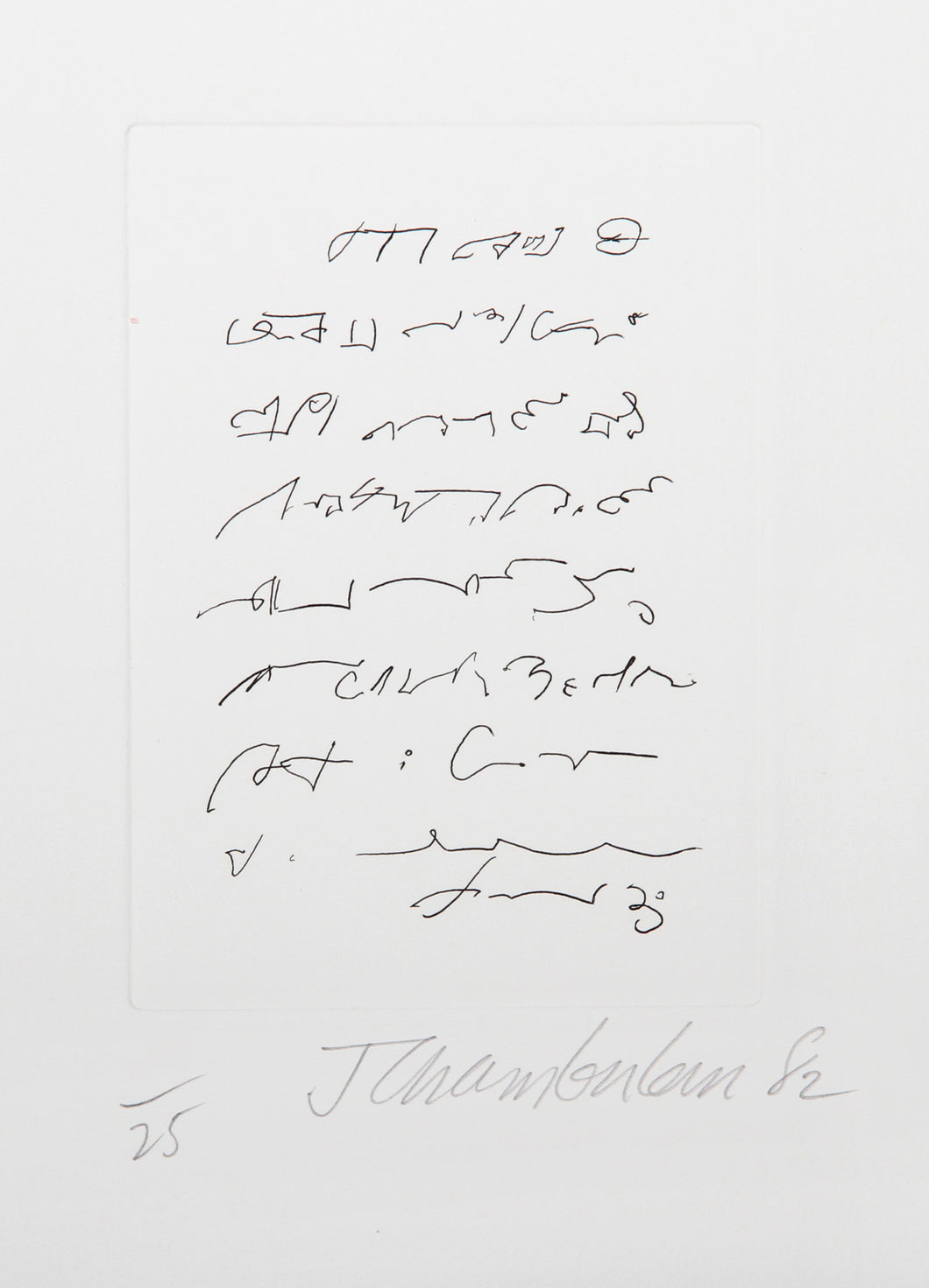 VI (Signatures) from the Ten Coconut Portfolio