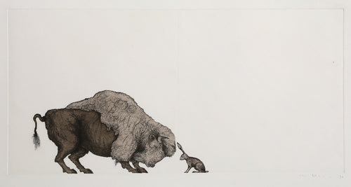 Self-Portrait (Bison and Hare)