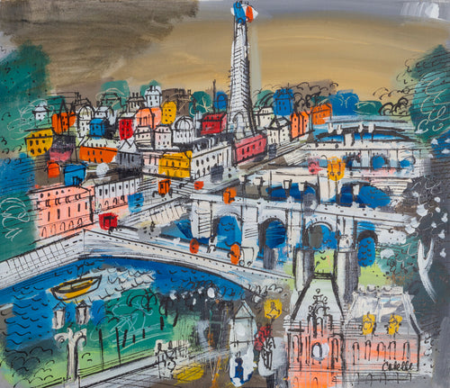 Bridge with Eiffel Tower 8