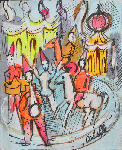 Trick Riders and Clown Band