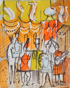 Clown Band with Horse
