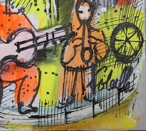 Clown Duo Band with Horses