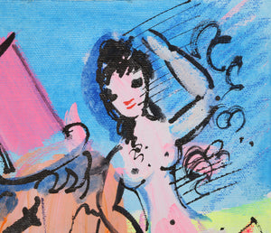 Guitarist Clown and Nude 1