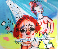 Flautist Clown and Nude 2