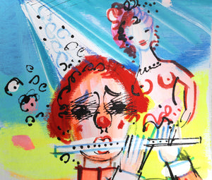 Flautist Clown and Nude 2