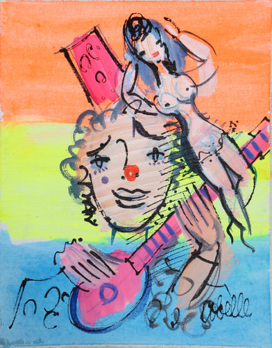Guitarist Clown and Nude 2