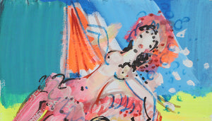Violinist Clown and Nude 1