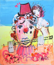 Flautist Clown with Nude