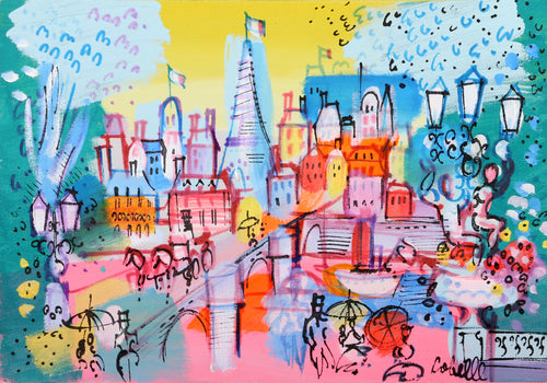 Eiffel Tower Cityscape