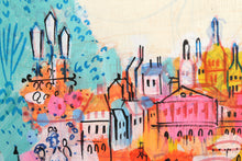 Parisian Street Cafe with Sacre Coeur