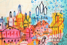 Parisian Street Cafe with Sacre Coeur