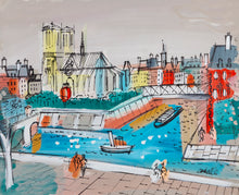 Notre Dame with Bridge 2