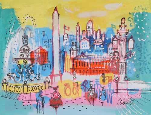 Luxor Obelisk and Fountain