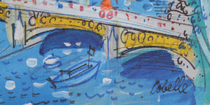 Boats Under Bridge in Paris