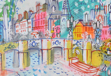 Paris Bridge With Eiffel Tower II