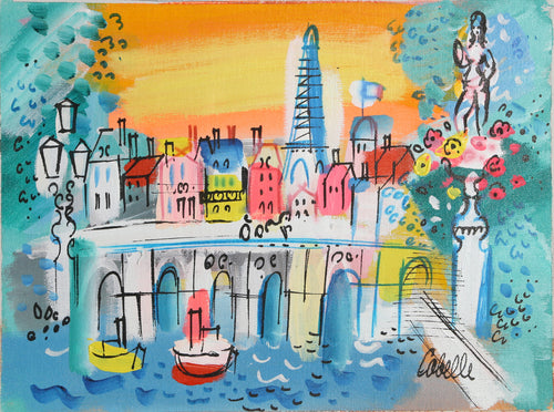 Eiffel Tower and Bridge
