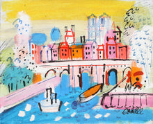 Paris Bridge with Boats