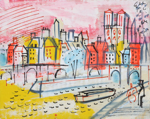 The Seine with a Boat 1