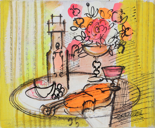Still Life with Wine and Violin 8