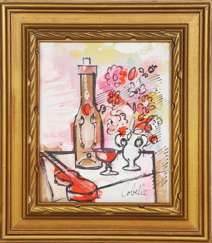 Still Life with Wine and Violin 4